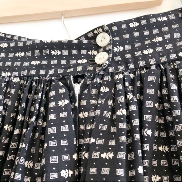 Handmade Floral Midi Skirt Cottagecore Vintage Skirt - Picture 4 of 6